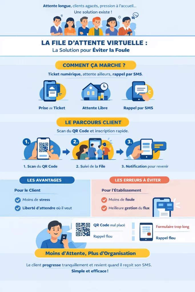 Comment fonctionne la file d’attente virtuelle