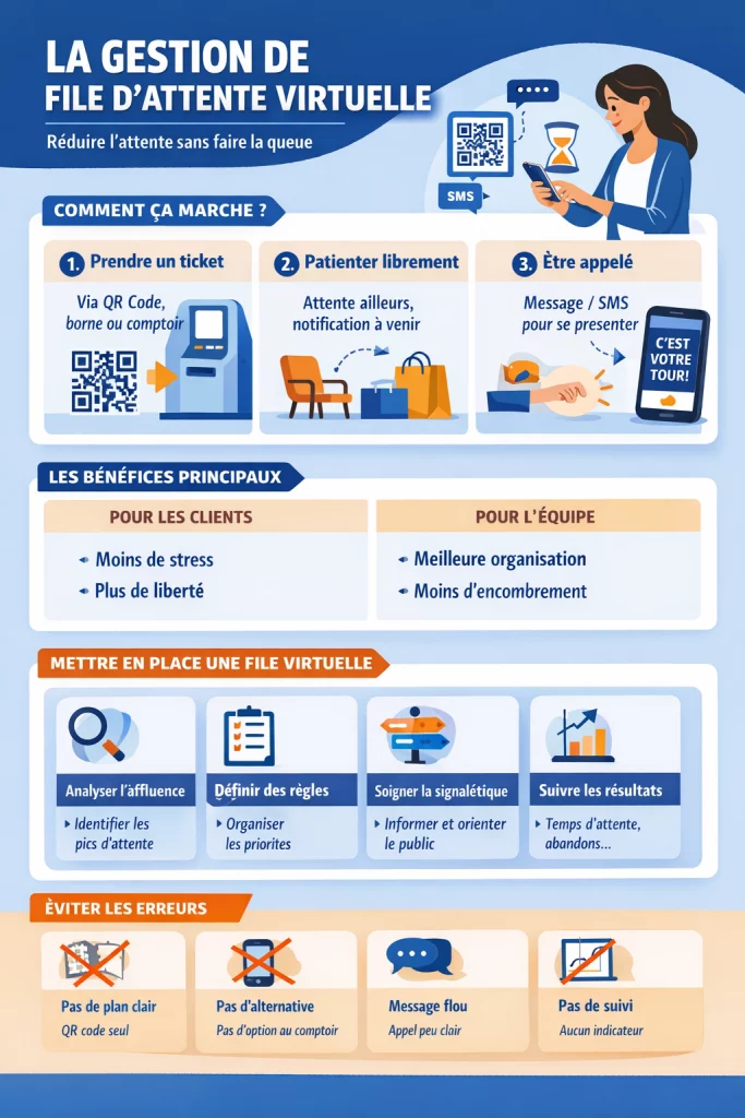 Qu’est-ce que la gestion de file d’attente virtuelle